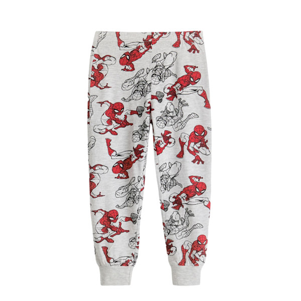 Spider-Man Boys All-Over Print Lång Pyjamas Set 5-6 År Grå/Röd Grey/Red 5-6 Years