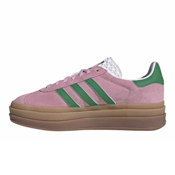 Adidas Gazelle Platform Mockaskor för damer 4 UK Rosa/ Pink/Green 4 UK
