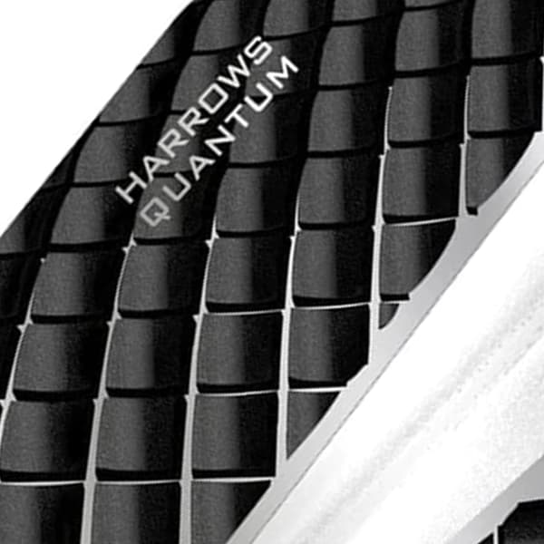 Harrows 100 Micron Quantum Dart Flights Set (3-pack) One Size Charcoal Grey/White One Size