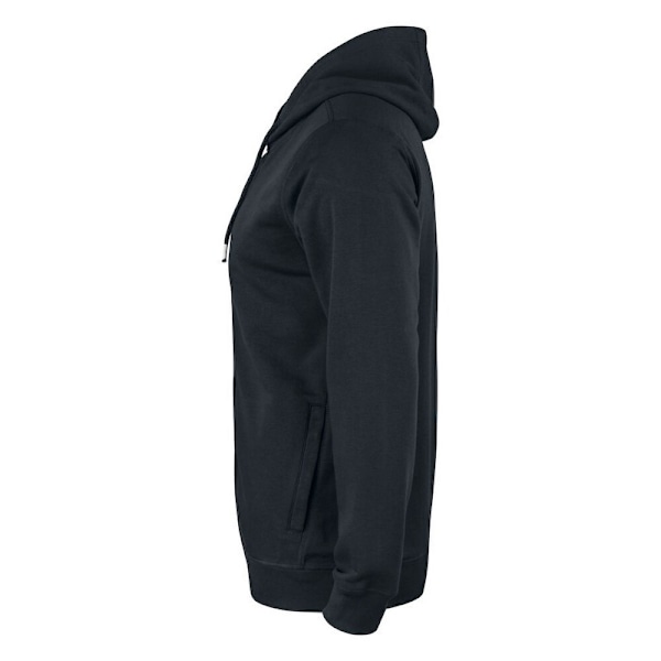 Clique Premium ekologisk bomull full zip huvtröja XXL svart Black XXL