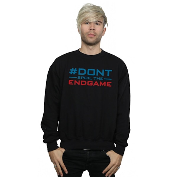 Marvel Mens Avengers Endgame Don´t Spoil The Endgame Sweatshirt Black XXL