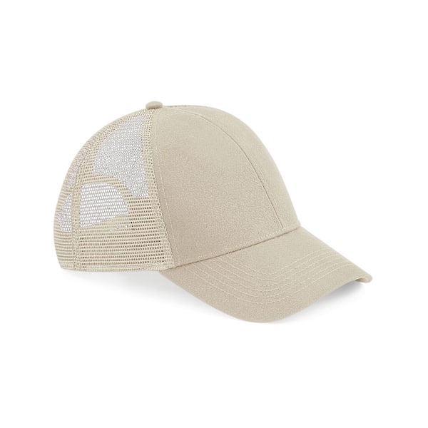 Beechfield Unisex Vuxen Organisk Bomull Trucker Cap En Storlek Sand Sand One Size