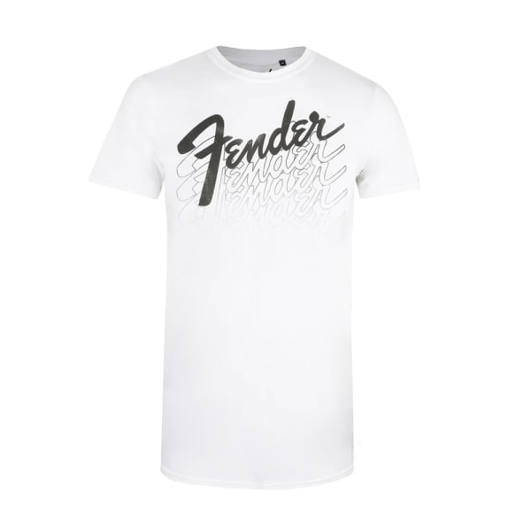 Fender Herr Fade Cotton T-Shirt L Vit White L