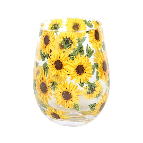 Something Different Solros Stamfritt Glas One Size Klar/Gul Clear/Yellow One Size