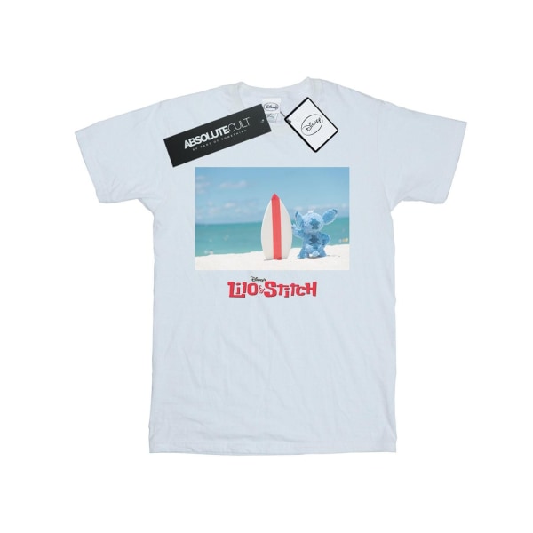 Disney Boys Lilo And Stitch Surf Beach T-shirt 9-11 år Vit White 9-11 Years