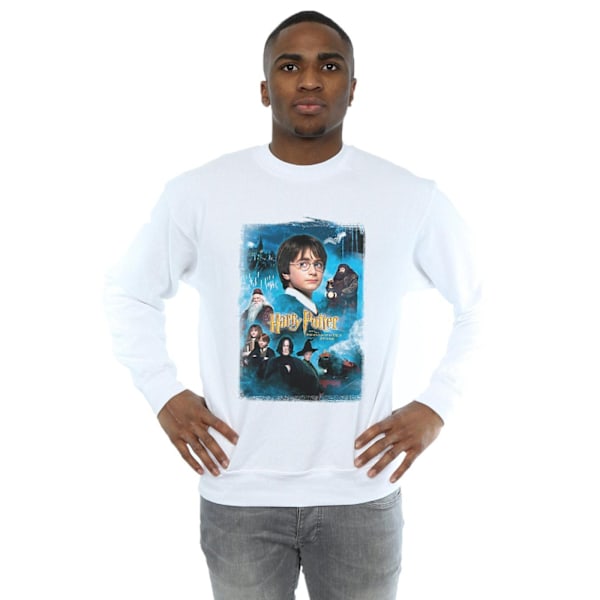 Harry Potter Herr Philosopher´s Stone Sweatshirt S Vit White S