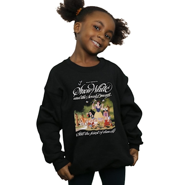 Disney Girls Snövit och de sju dvärgarna Sweatshirt 5-6 år Black 5-6 Years