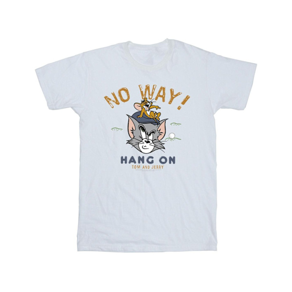 Tom And Jerry Herr T-shirt Hang On Golf 4XL Vit White 4XL