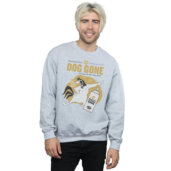 Looney Tunes Mens Dog Gone Foghorn Leghorn Sweatshirt XXL Sport Sports Grey XXL