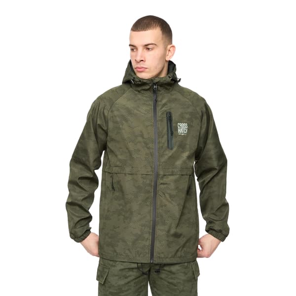 Crosshatch Janscore Jacka för män L Deep Olive Deep Olive L
