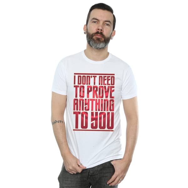 Marvel Herr Captain Marvel Prove Anything T-Shirt L Vit White L