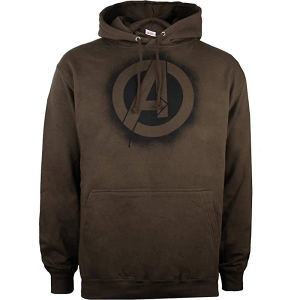 Avengers Herr Stencil Hoodie S Olive Olive S