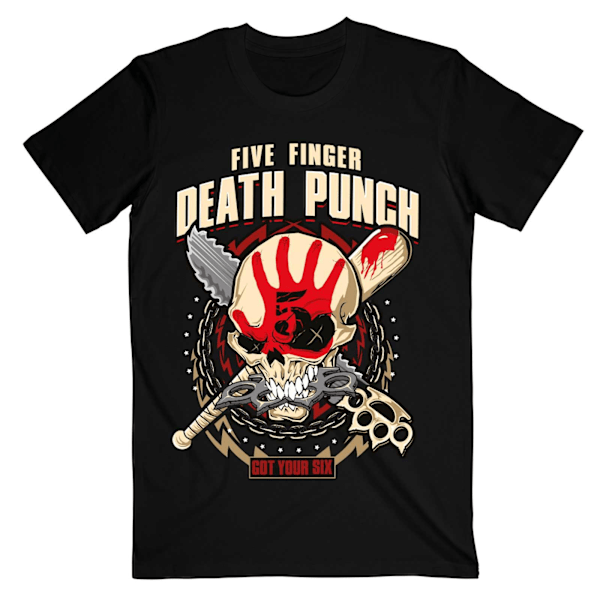 Five Finger Death Punch Unisex Adult Zombie Kill T-Shirt L Svart Black L