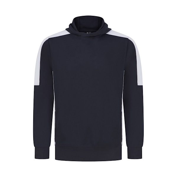 Finden & Hales Unisex Adult Contrast Panel Hoodie XS Marinblå/Vit Navy/White XS