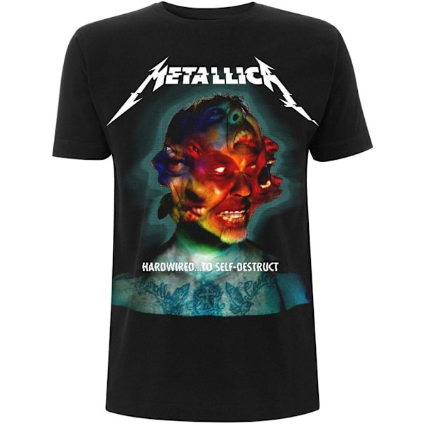 Metallica Unisex Adult Hardwired Album T-Shirt L Svart Black L