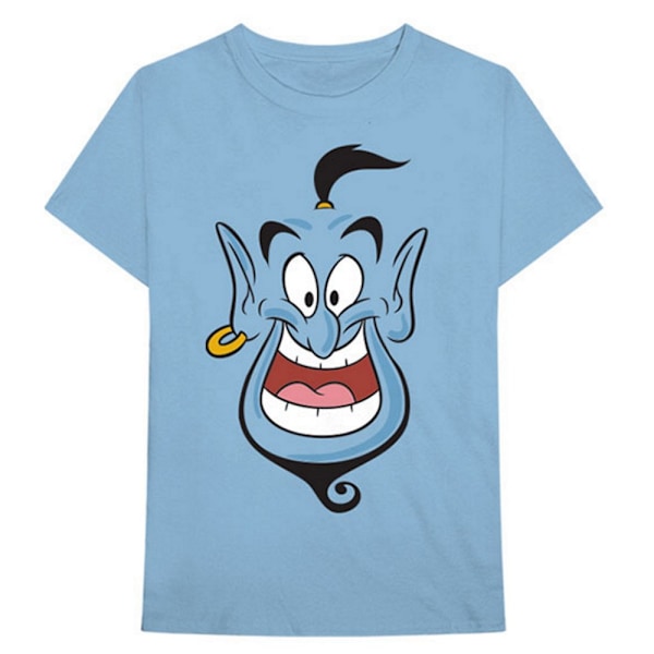 Aladdin Unisex Vuxen Genie T-Shirt L Ljusblå Light Blue L