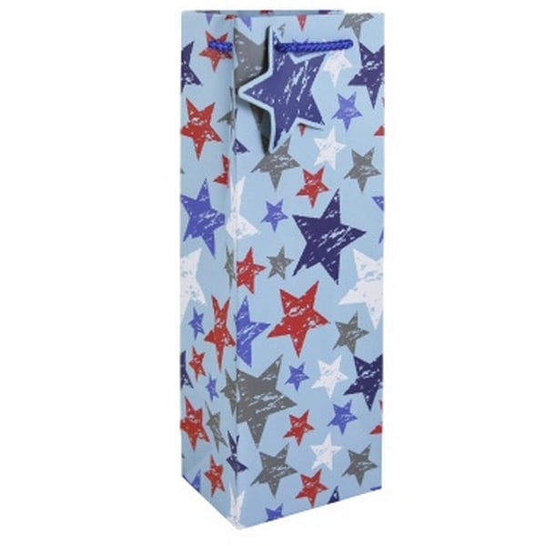 Eurowrap Stjärnor Flaskpåse (12-pack) One Size Flerfärgad Multicoloured One Size