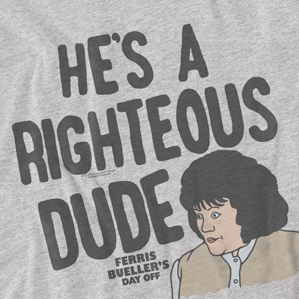 Ferris Bueller's Day Off Herr T-Shirt Fanfavorit XL Sport Hea Sport Heather XL