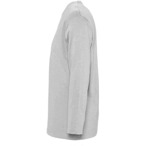 SOLS Herr Monarch Långärmad T-shirt 4XL Gråmelerad Grey Marl 4XL