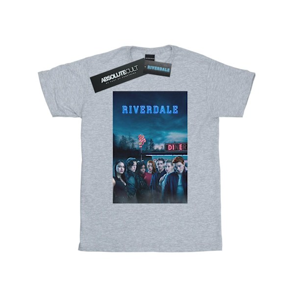 Riverdale Dam/Damer Die Diner Bomull Boyfriend T-shirt 3XL Sports Grey 3XL