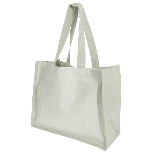 Westford Mill Printers Jute Cot Shopper Bag (21 liter) (2-pack) Natural One Size