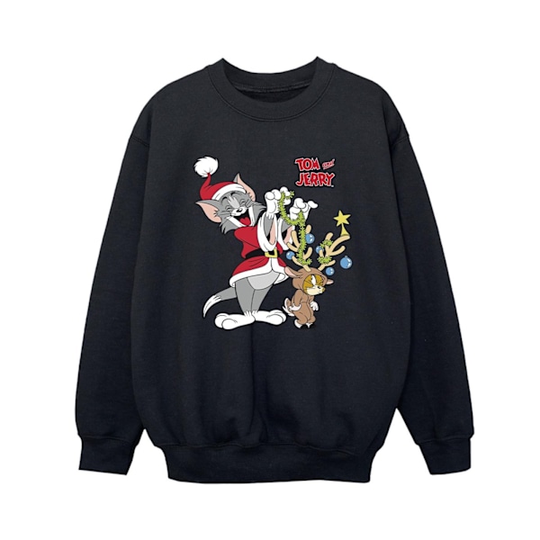 Tom & Jerry Boys Jul Ren Sweatshirt 3-4 År Svart Black 3-4 Years