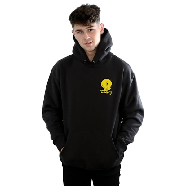 Looney Tunes Herr Tweety Pie Huvud Hoodie 3XL Svart Black 3XL