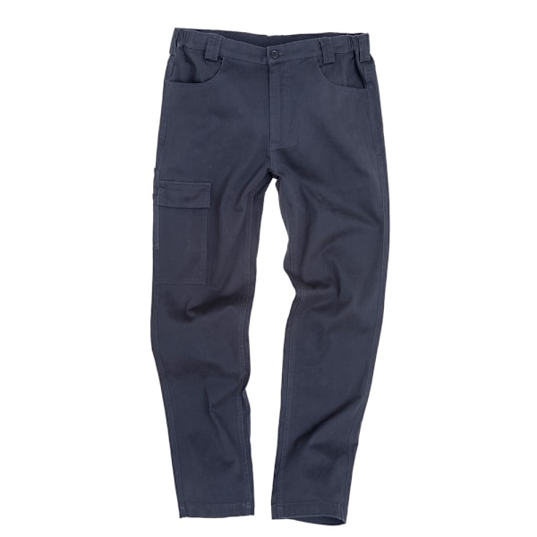 Result Work-Guard Super Stretch Slim Chinos 2XL R Navy för män Navy 2XL R