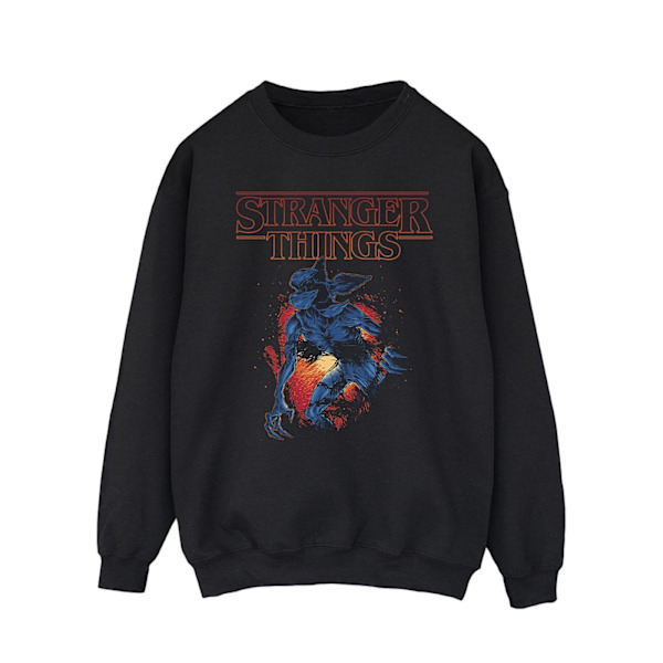 Netflix Mens Stranger Things Demo Cave Sweatshirt L Svart Black L