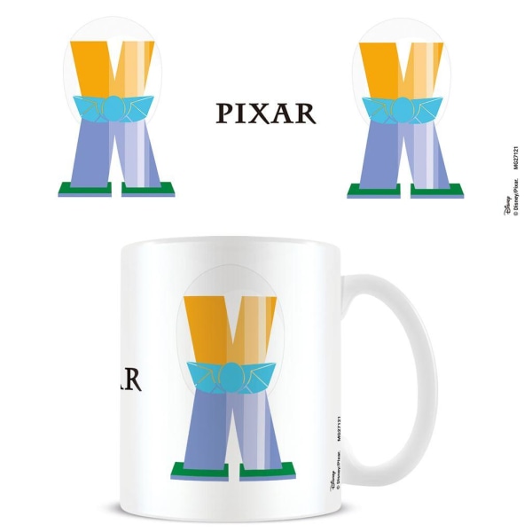 Disney Pixar X Alphabet Mug One Size Vit/Gul/Violett White/Yellow/Violet One Size