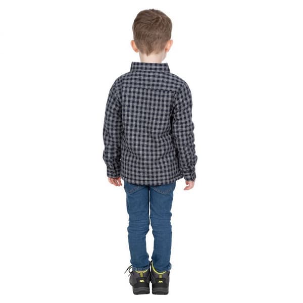 Trespass Barn/Barn Gingham Långärmad Skjorta 5-6 Navy Gingham 5-6 Years