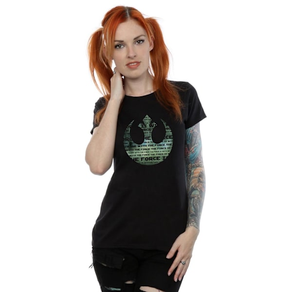Star Wars Dam/Kvinnor Rogue One Jag Är Ett Med Kraften Allians Black S