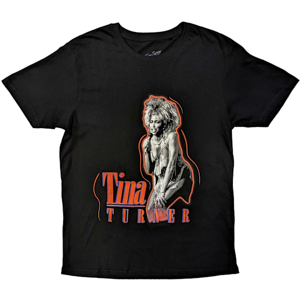 Tina Turner Unisex Neon Bomull T-shirt S Svart Black S