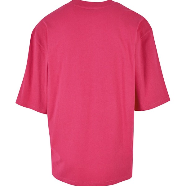 Bygg ditt varumärke herr oversized t-shirt 5XL hibiskusrosa Hibiscus Pink 5XL