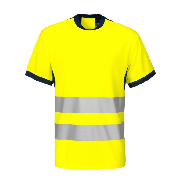 Projob Herr Functional Hi-Vis T-Shirt XS Gul/Navy Yellow/Navy XS