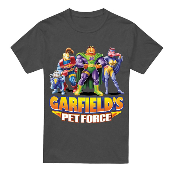 Garfield Unisex Vuxen Beyond T-Shirt M Kolgrå Charcoal M