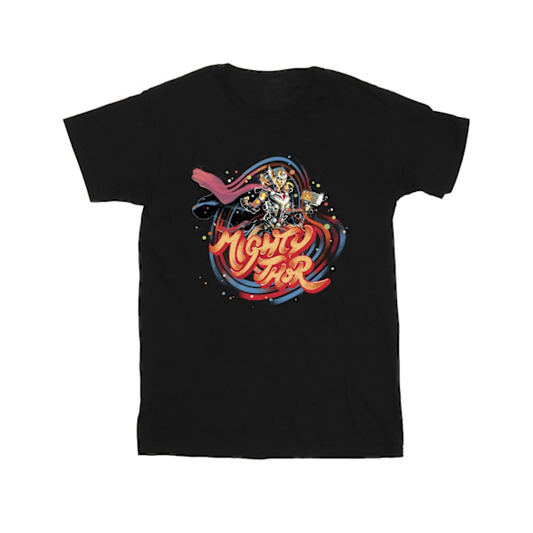 Marvel Herr Thor Love And Thunder Mighty Thor Swirl T-Shirt 4XL Black 4XL
