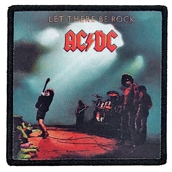AC/DC Let There Be Rock Standard Strykjärnsmärke En Storlek Flerfärgad Multicoloured One Size