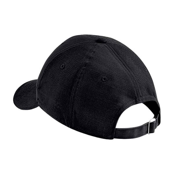 Beechfield Athleisure 6-panel baseballkeps, en storlek, svart/grafit Black/Graphite Grey One Size
