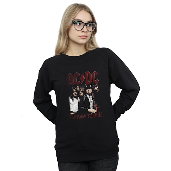 AC/DC Dam/Kvinnor Highway To Hell Sweatshirt M Svart Black M