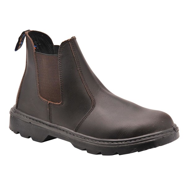 Portwest Unisex Dealer Läder Säkerhetskängor 13 UK Brun Brown 13 UK