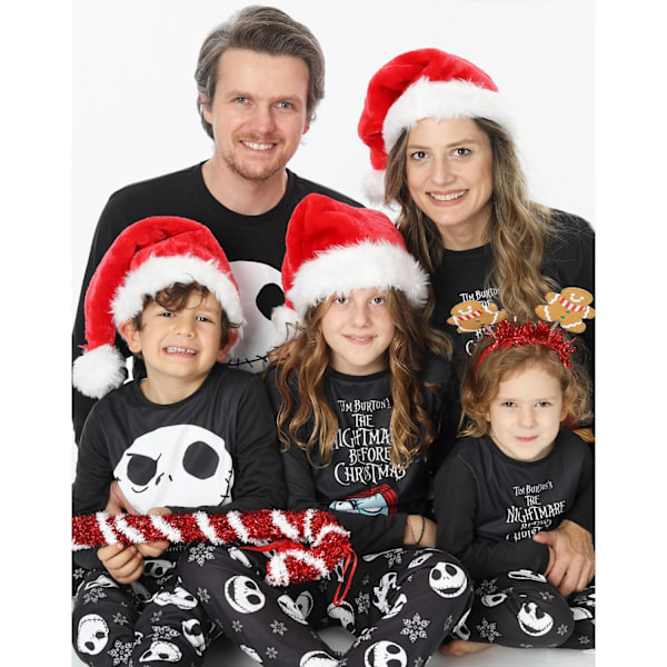 Mardrömmen Före Jul Herr Pyjamas Set L Svart/Vit Black/White L
