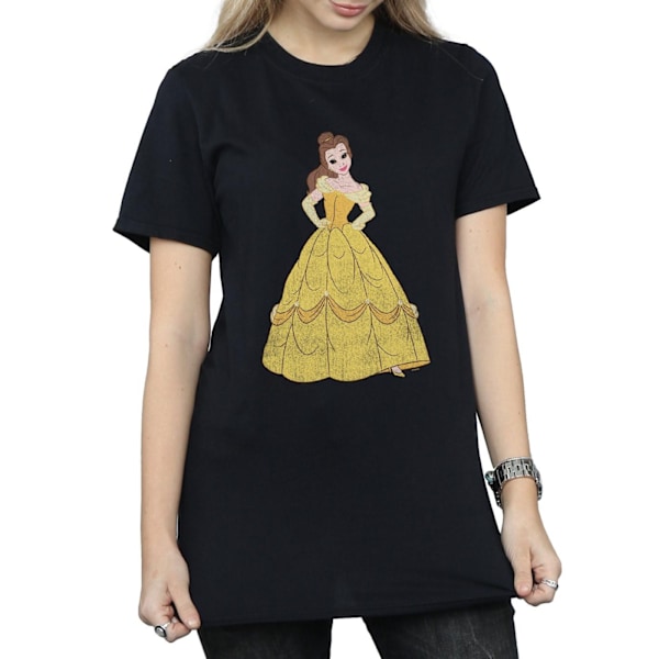 Beauty And The Beast Dam T-shirt i bomull för kvinnor/damer Black XL