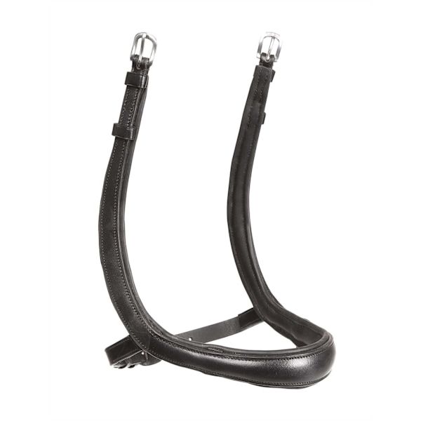 Velociti Ergonomisk Läder Häst Cavesson Nosband Cob Svart Black Cob