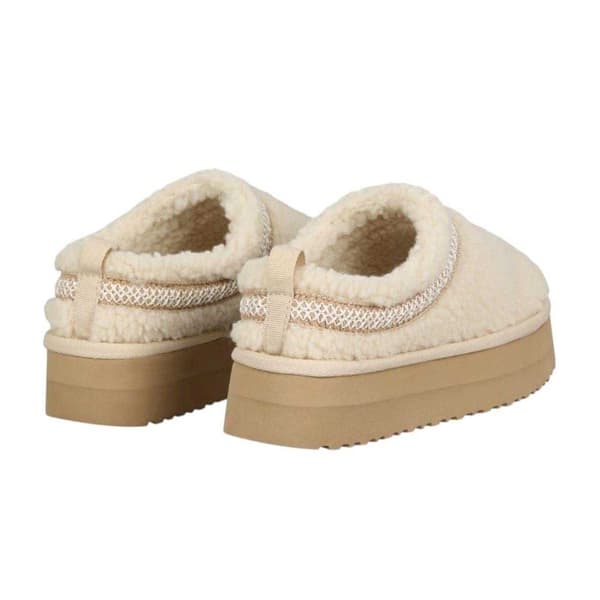 Jack Wills Dam Mocka Plattformstofflor 8 UK Cream Cream 8 UK