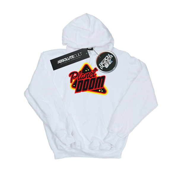 Ready Player One Boys Planet Doom Logo Hoodie 12-13 år Vit White 12-13 Years