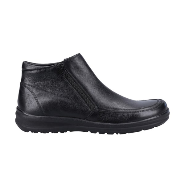 Fleet & Foster Mens Targhee Läder Ankel Boots 9 UK Black Black 9 UK