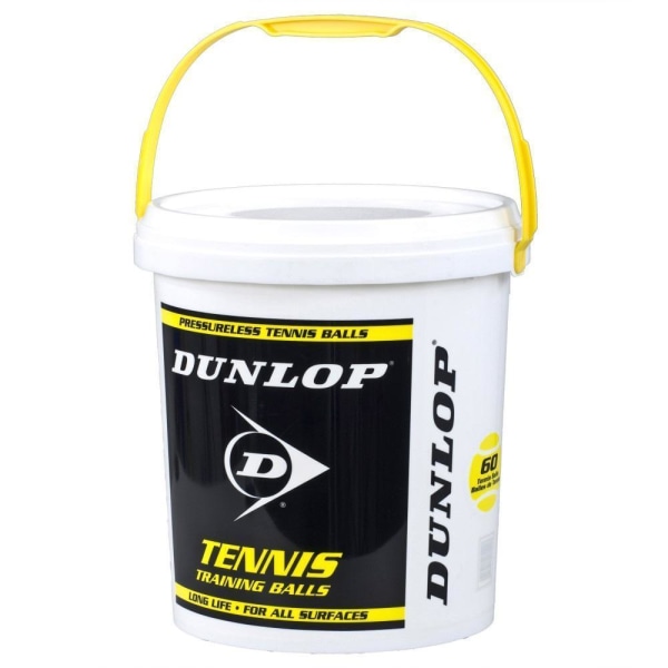 Dunlop Trainer Tennisbollar (pack med 60) One Size Gul Yellow One Size