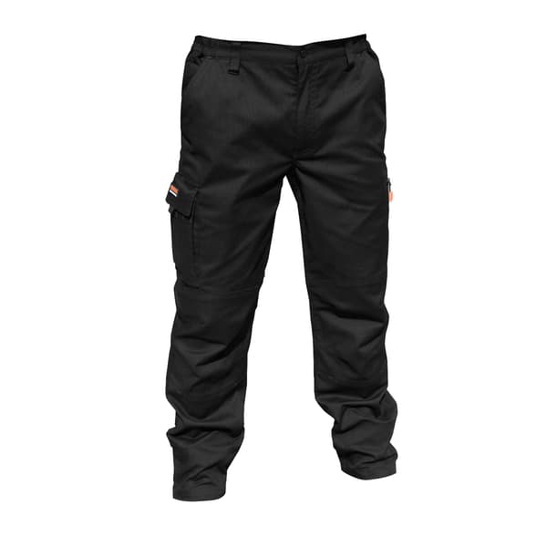 Result Herr Stretch Arbetsbyxor / Byxor (34 tum Lång Längd) Black 40