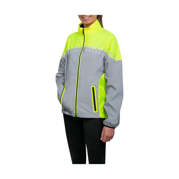 Silva Flash Dam/Dam Lättviktsreflekterande Jacka S Gul Yellow/Silver S
